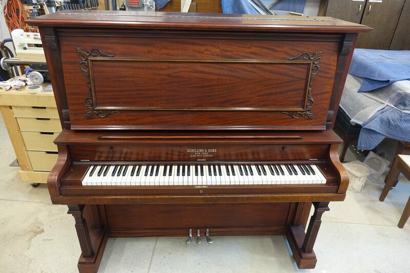 An old Piano Friend Comes Home