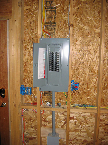 Woodshop progress: Passed electrical inspection this morning!