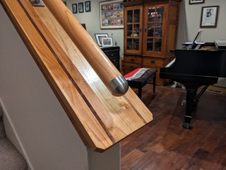 New Casework and Stair Railing