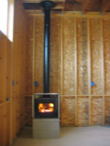 Woodstove for the woodshop